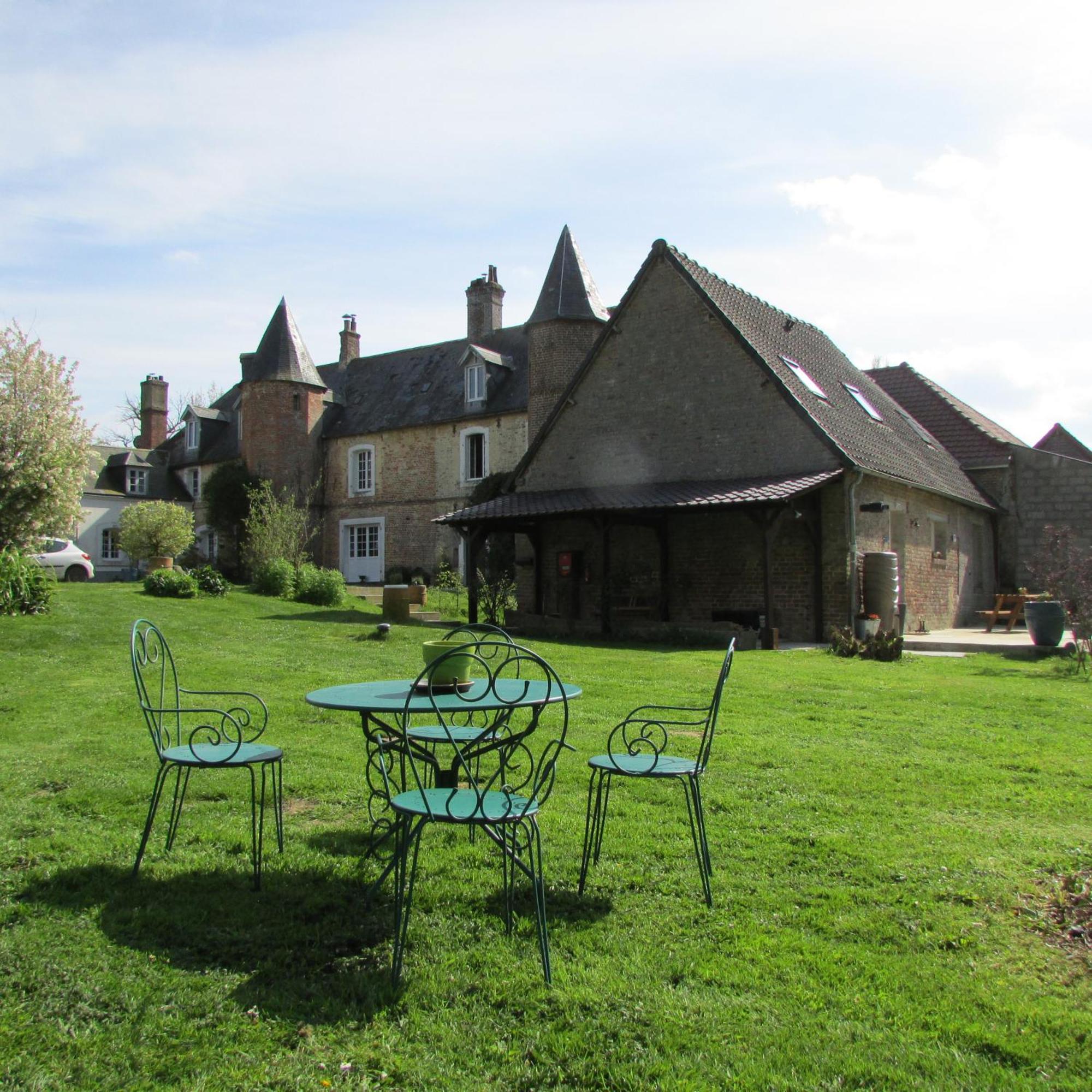 Gite Manoir Les Camps Greslins Questrecques Exteriér fotografie